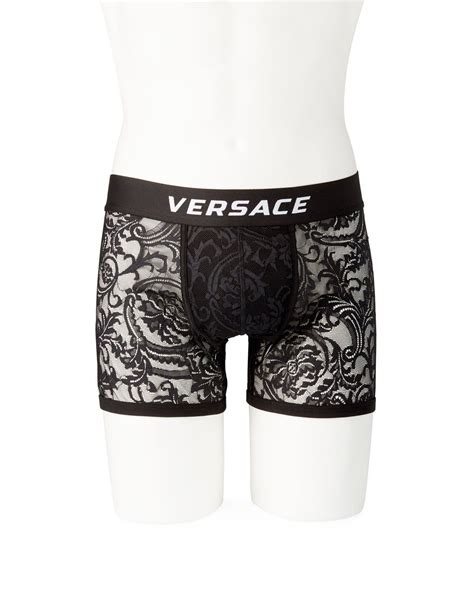 versace lace boxers|Versace boxer trunks.